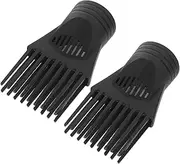 SHERCHPRY 2Pcs Hair Dryer Comb Attachment Durable Nozzle Diffuser for Blow Drying Lightweight and Easy to Install Compatible with Hair Dryers for Creating Volume and Reducing