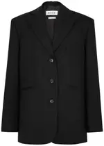 Rohe Oversized Wool Blazer - Black - 42 (UK14 / L) 42 (UK14 / L)
