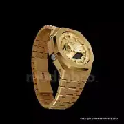 MLC Classic Gold Custom Casio G-Shock GA2100 Mod Watch Casioak Gift For Man