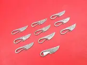Handmade Damascus Steel Small Key Chain Articles Use As a Gift 10 Pcs S904