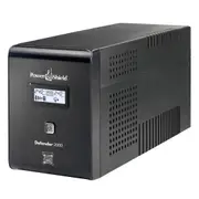 PowerShield Defender 2000VA / 1200W Line Interactive UPS with AVR, Australian Outlets and user replaceable batteries