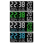 User Friendly Digital Wall Clock with Big Numbers and Multiple Features