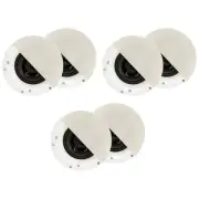 Acoustic Audio R192 Frameless In Ceiling Speakers Flush Mount 3 Pair Pack