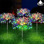 Solar Fireworks Lights 90/120/150/200 LEDS Outdoor DIY Solar Lights Garden Decorative Lights Waterproof Fairy Lights Lawn Lights