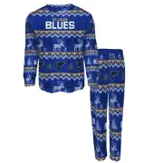 Outerstuff NHL Kids Boys (4-7) St. Louis Blues Holiday Pajamas Set