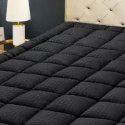 Queen Mattress Pad Quilted Fitted Mattress Protector Cooling Pillow Top Mattress