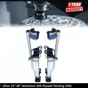 Silver 24"-40" Aluminum Stilt Drywall Painting Stilts For Painter Taping Tool