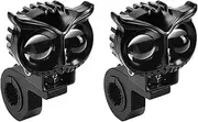 BERZO 2Pcs Motorcycle Driving Lights Mini LED Headlights Fog Lights 30W/45W 5000-6500K Super Bright Spotlight for Motorcycle Truck ATV SUV Car Yacht