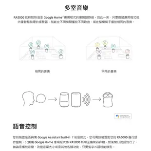 SONY索尼 SRS-RA5000 現貨(領卷再折)頂級無線揚聲器RA5000 全向式環繞音效藍牙喇叭 公司貨