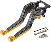 Motorcycle Clutch Lever for S&YM JOYMAX Z 125/250/300 Parking Brake Lever Clutch Lever Set Foldable Motorcycle Handle Levers with Parking Lock Stopper MKYKEGEAVF(Medium)