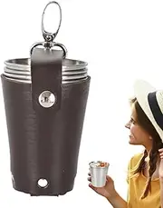 Stainless Steel Stackable Hunting: Metal Cups, Heavy Duty Mugs | Unbreakable Camping Cups With Insulated Sleeve During Outdoor Outings, Sturdy Use, Convenient Containers