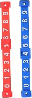 Toyvian 2pcs Table Football Table Accessories Table Soccer Small Foosball Tabletop Desktop Accessories Table Football Counter Unit Device Scores Device Convenient Score Markers Pp