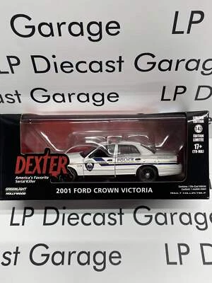 GREENLIGHT 2001 Ford Crown Victoria Pembroke Pines 1:43 Diecast Dexter