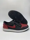 Nike Air Jordan 1 Low Flyease Black Varsity Red White (DM1206 067) Men's Sz 9.5
