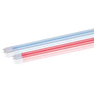 【舞光.LED】LED T8/2尺/10W商業娛樂玻璃燈管(紅光/藍光)【實體門市保固兩年】-T810RGLR3