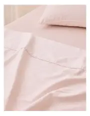 [Sheet Society] Eden Cotton Flat Sheet in Marshmallow