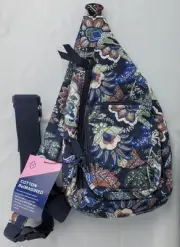 Vera Bradley Mini Sling Backpack Java Navy Camo - NWT