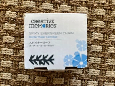 Creative Memories Spiky Evergreen Border Maker Cartridge Punch-New in Box NIB