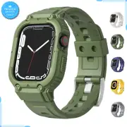Apple Watch Band And Case For 45nmm 49mm 44mm 41mm 40mm Strap Fashion Bracelet