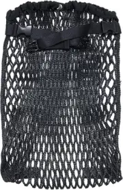 KVV Universal Golf Cart Organizer Polyester Net Mesh Storage Bag Black