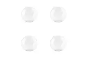 4PK Linen House Bud Glass Vase 12.5cm Home/Living Room/Table Decor Decor Clear