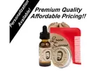 Hand Crafted Mens Grooming Kit - Beard Oil - Beard Balm - Shaping Comb -8 Scents