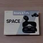 （誠心可聊聊議價） ｜BROWNY&TOFFY｜SPACE S1高音質真無線藍牙耳機｜行動電源附充電線｜MIUZIC沐音