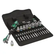 Wera 28 Piece Ratchet Socket Set 1/4" Square Drive (Metric) 004016