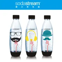 在飛比找momo購物網優惠-【Sodastream】水滴型專用水瓶1L 3入(嬉皮士)