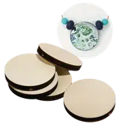 Simply DIY Plywood Jewellery Circle Pendant 65mm (5 Pieces)