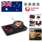 2400W Double Portable Hot Plate - Infrared Electric Cooktop with Dual Control