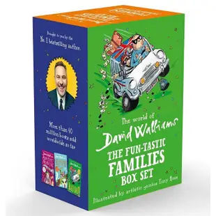 The World of David Walliams: Fun-Tastic Families Box Set (3冊合售)/大衛．威廉幽默成長小說 eslite誠品