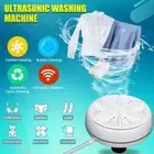Mini Washing Machine Ultrasonic Turbo Rotating Clothes Washer Personal Home US