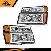 LED DRL Fit For 04-12 GMC Canyon/Chevy Colorado Amber Corner Headlights Lights (for: Isuzu)