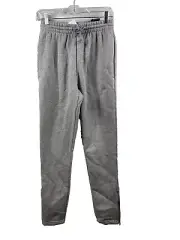 Adidas Mens Heather Gray Fleece Tapered Jogger Pants All Season Size XS NWT