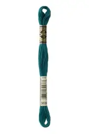 DMC - Color # 3809 -- Blue Sea Cave -- Embroidery Floss -- 8.7 yards- Per Skein