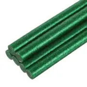 Mini Hot Glue Sticks for Glue Gun 0.43-inch x 8-inch Glitter Green 6pcs