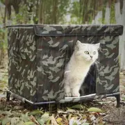 Cat House for Outdoor Cats Pet House Cube Cat Shelter