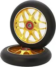 2pcs Replacement 120mm Pro Scooter Wheels with ABEC 9 Bearings Fit for MGP/Razor/Lucky Pro Scooters