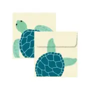 Karlstert Natural Beeswax Sandwich 20.5cm x 18cm x 0.5cm Set of 2 - Turtle