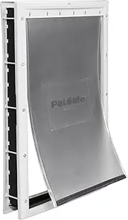 PetSafe Plastic Dog and Cat Door - Easy Installation - Large - for Pets Up to 100 lb