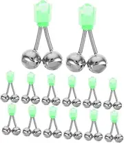 UPKOCH 25pcs Fishing Rod Alarm Bells Stainless Steel Bells Alert Fish Bite Alarm Portable Fishing Gear Accessories