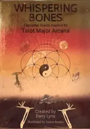 Whispering Bones - Elemental Oracle Inspired by Tarot Major Arcana (Cards) New