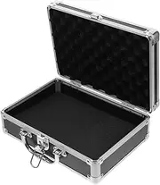 Vaguelly Aluminum Suitcase Foam Storage Hard Tool Case for Replacement Socket Set Portable Toolbox