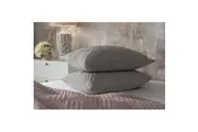 Belledorm Lisbon Chevron Continental Pillowcase (Soft Grey) (65cm x 65cm)