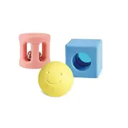 Hape Geometric Rattle/Teether Newborn/infant Shake/Bell/Ball Activity Toy 0+