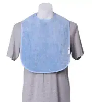 Brolly Sheets Extra Absorbent Adult Bib (Smokey Blue) - 70cm
