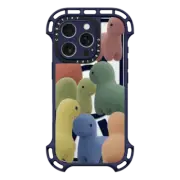 iPhone 16 Pro Ultra Bounce Case MagSafe Compatible Sponge guardian dinosaur