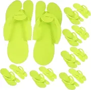 OFFIGAM 20pairs Disposable Guest Slippers Lightweight Indoor Sandals for Hotel Spa and Travel Use Comfortable Design Breathable and Skin-friendly for Parties and Salons