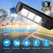 MUCH 90000000LM LED Solar Light PIR Sensor Street Garden Yard Road Lamp & Pole